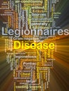 LegionnairesÃ¢â¬â¢ disease background concept glowing